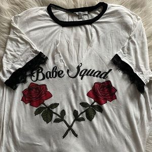 🌹BABE SQUAD ROCKER TEE🥀